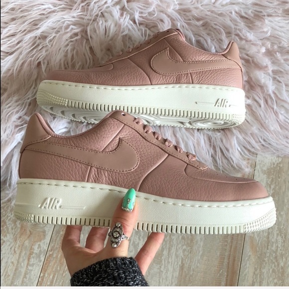 NWT👩🏻🎤Nike Air Force 1 upstep pink leather - Picture 6 of 8